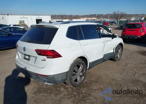 2018 Volkswagen Tiguan 2.0T Sel Premium from USA, damaged, VIN 3VV4B7AX5JM181239